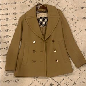 Beautiful burberry pea coat
